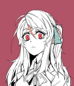 Sakura Minamoto from Zombieland Saga with Scars and Red Eyes