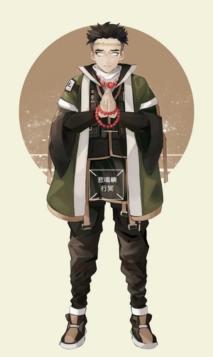 Himejima Gyomei Digital Anime Portrait