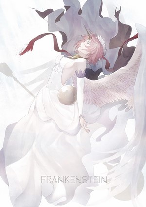 Frankenstein from Fate Series in a Wedding Dress