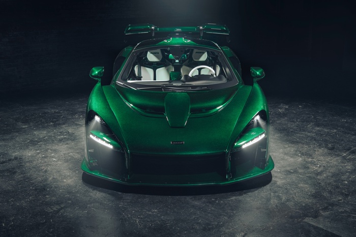 Emerald Green McLaren Senna 4K