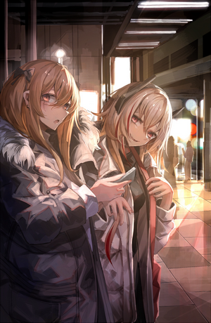 M4 SOPMOD II and another girl from Girls Frontline