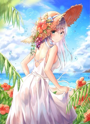 Lkeris Anime Girl in Summer Dress