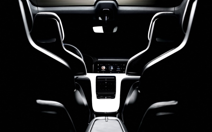 Interior of Porsche Mission E Cross Turismo