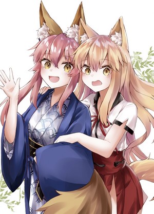 Tamamo no Mae and Suzuka Gozen from Fate/Grand Order