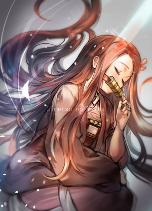 Kamado Nezuko Digital Art Portrait