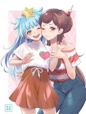 Lily Hoshikawa and Yugiri from Zombieland Saga fan art