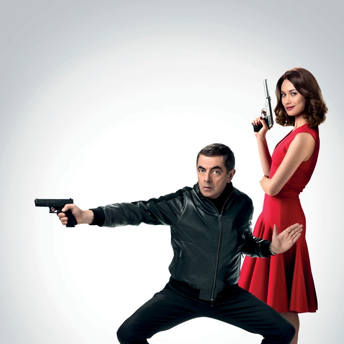 Johnny English Strikes Again 4K: Rowan Atkinson and Olga Kurylenko