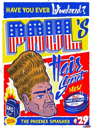 Paul Phoenix's Hair Secret from Tekken