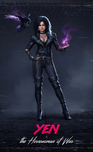 Yennefer of Vengerberg from The Witcher 3: Wild Hunt concept art