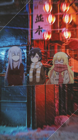 Gabriel Dropout: Raphiel Ainsworth Shiraha, Gabriel White Tenma, Vignette April Tsukinose
