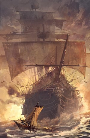 Fantasy Art of Majestic Sailing Ships