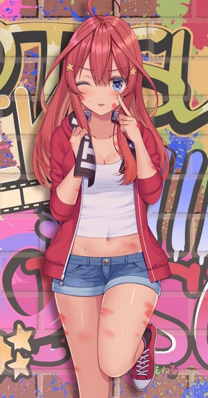 Nakano Itsuki in Casual Outfit Anime Art