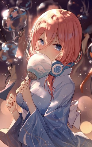 Nakano Miku in Traditional Kimono