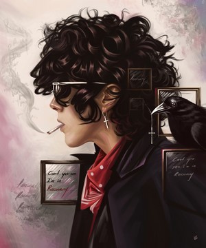Laura Pergolizzi with Crow and Frames