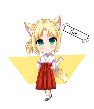 Yuki the Fox Girl Miko