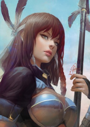 Fantasy girl artwork by Ina Wong
