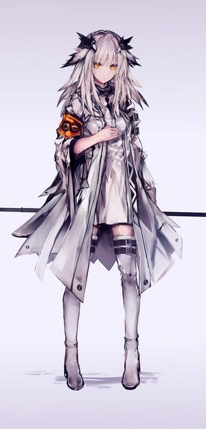 Ptilopsis from Arknights anime artwork