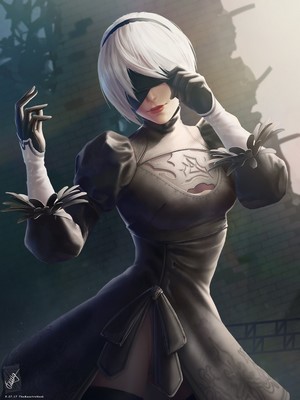 2B from Nier: Automata