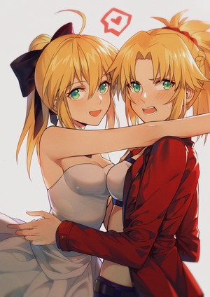 Saber Lily and Mordred from Fate Series