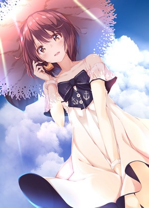Girl with umbrella from Kantai Collection