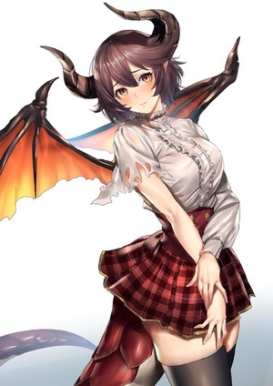 Grea from Shingeki no Bahamut in Elegant Pose