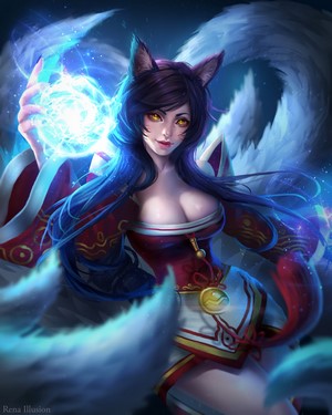 Ahri from League of Legends by Rena Illusion