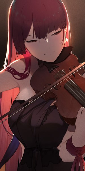 Girl playing violin