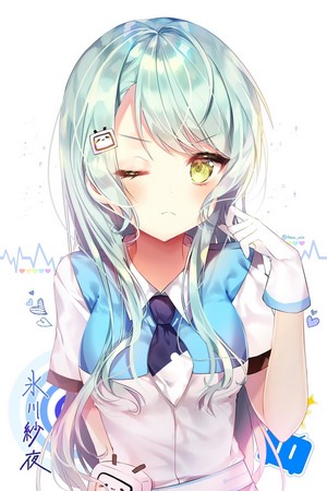 Hikawa Sayo from BanG Dream! artwork
