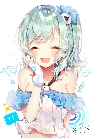 Hikawa Hina from BanG Dream! anime art