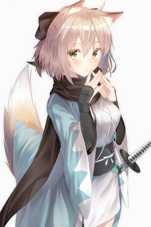 Okita Souji from Fate/Grand Order Artwork