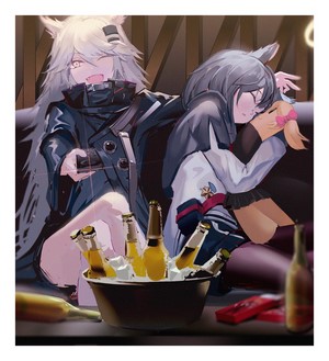 Lappland and Texas from Arknights