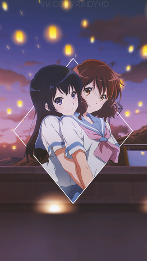 Oumae Kumiko and Kousaka Reina from Hibike! Euphonium