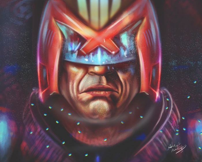 Judge Dredd from Dredd