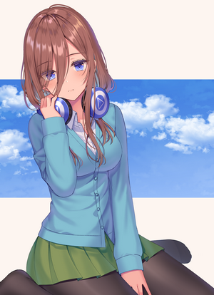 Nakano Miku from The Quintessential Quintuplets