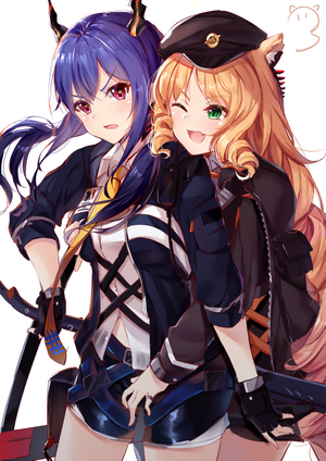 Swire and Chen from Arknights
