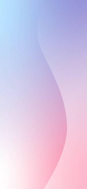 Pink and blue gradient with a curved shape