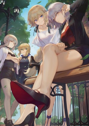 Fate Series Featuring Jeanne d'Arc and Saber Alter