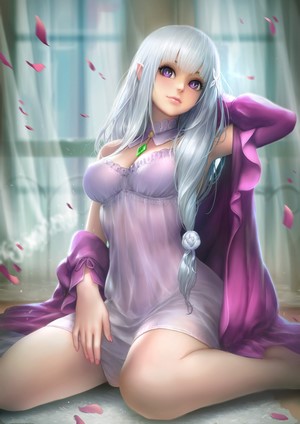 Emilia from Re:Zero Kara Hajimeru Isekai Seikatsu