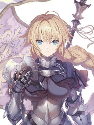Jeanne dArc in Detailed Armor from Fate Series