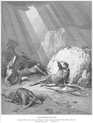 Conversion of Saul from the Holy Bible