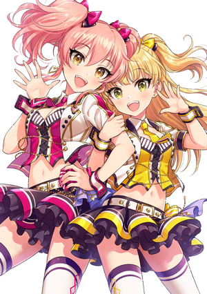 Jougasaki Mika and Jougasaki Rika from THE IDOLM@STER CINDERELLA GIRLS