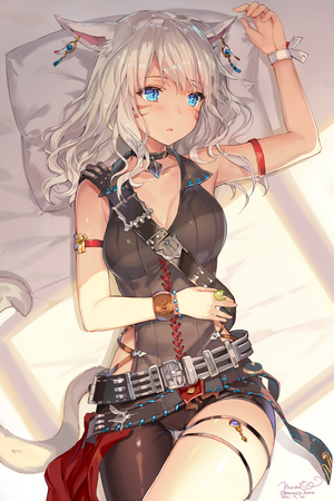 Miqo'te from Final Fantasy XIV artwork