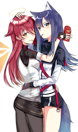 Exusiai and Texas from Arknights