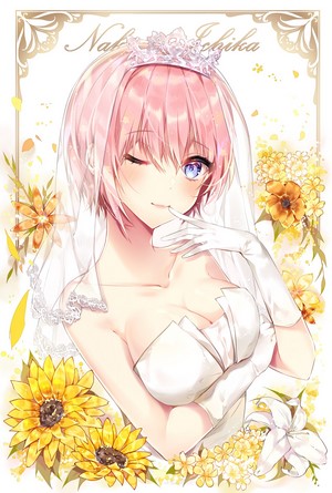 Nakano Ichika from 5-toubun no Hanayome wedding portrait