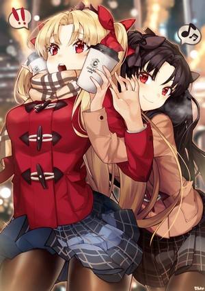 Ishtar and Ereshkigal in Winter Fashion