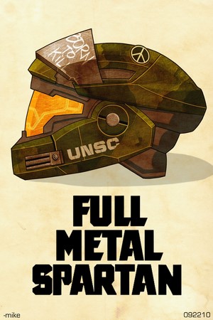 Full Metal Spartan Helmet from Halo