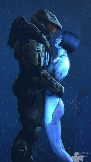 Master Chief and Cortana from Halo