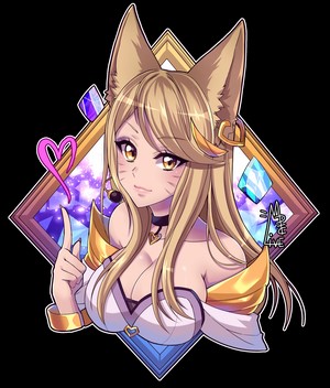 Ahri from League of Legends artwork