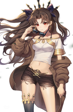 Ishtar from Fate/Grand Order with sunglasses