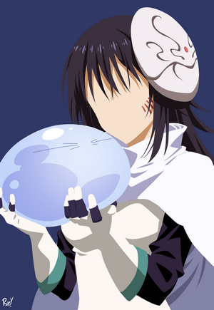 Shizue Izawa and Rimuru Tempest from The Time I Got Reincarnated as a Slime